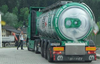 Street Marketing camion bière Heineken