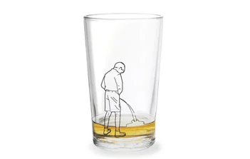 Insolite : Verre à bière Maken Pils