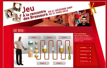 Les 5 étapes de fabrication de la bière – Jeu Kronenbourg